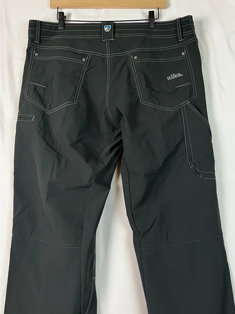 Kuhl Men's Charcoal lightweight Hiking Outdoor Pants 38 x 32